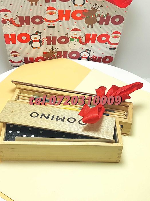 Pachet De Sarbatori  Joc Marocoo mikadoSi Domino  Transport Gra