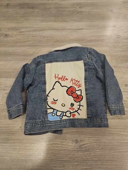 Geaca de blugi fete (cu blanita interior) Hello Kitty size 98 CM