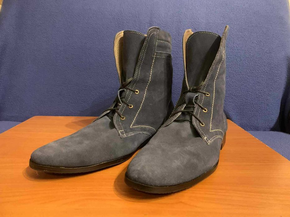 Обувки (Боти) от естествена кожа, унисекс, нови. 44 номер.