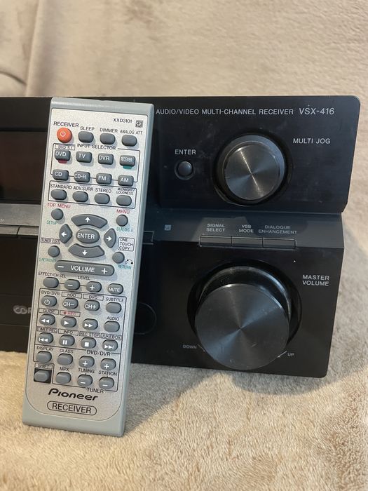 Stație Pioneer VSX-416 - Receiver Audio/Video 5.1 Canale + Telecomandă