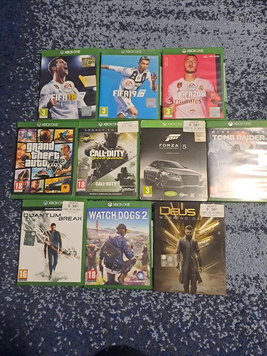 Consola XBOX ONE S  1 TB +2 controllere+ 10 jocuri