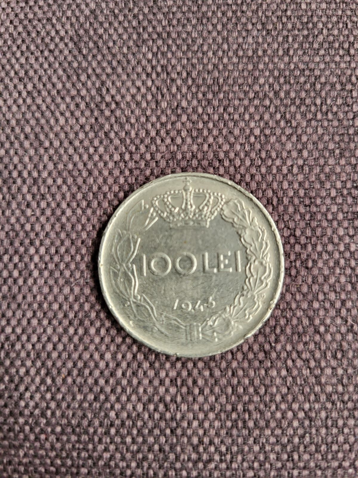 Moneda 100 lei Mihai I Regele Romanilor 1943. Alte monede si bacnote