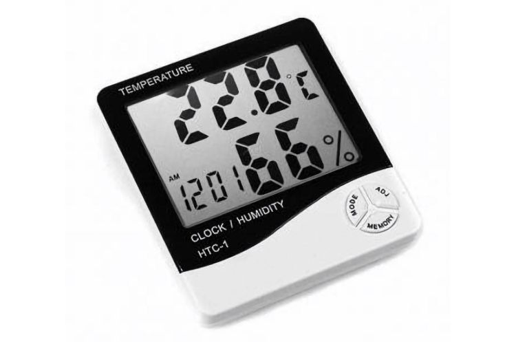 Termometru Digital cu Ceas si Higrometru