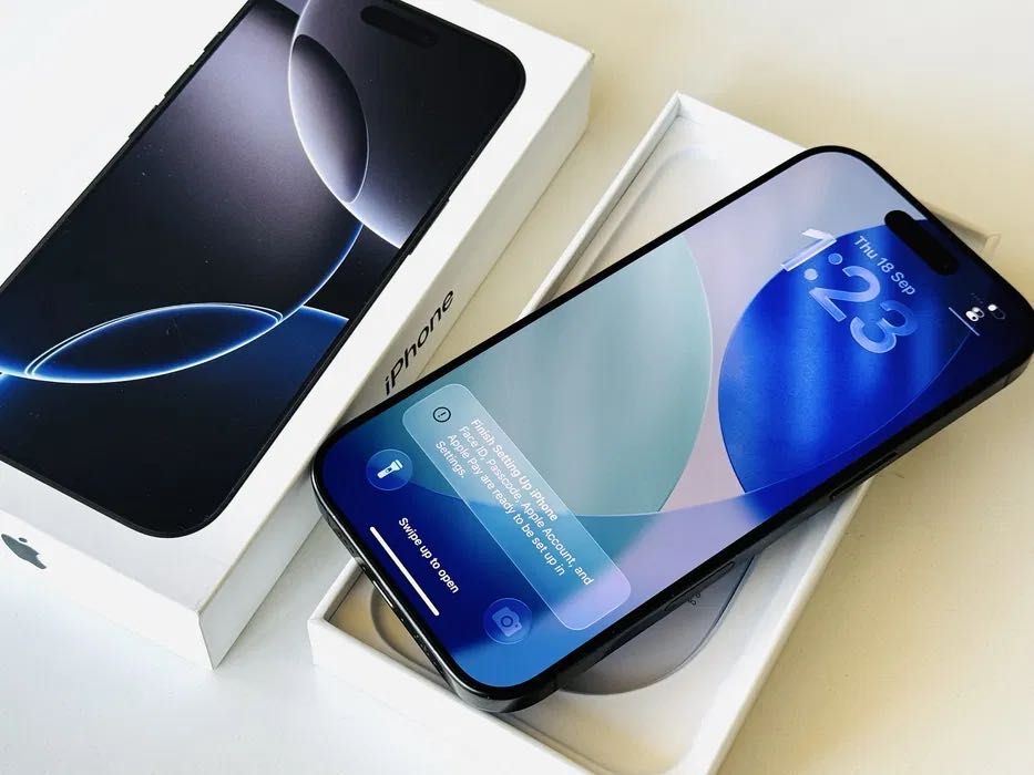 Iphone 16 Pro 128GB Black Titanium Гаранция 1 година