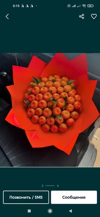 Mandarin buket Buket gul kapalak babochka