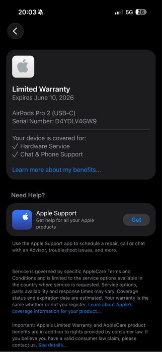 Airpods 2 pro на 5 месеца