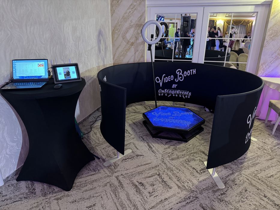 Cabina foto / Platforma 360 videobooth / Fum greu / Vulcani reci