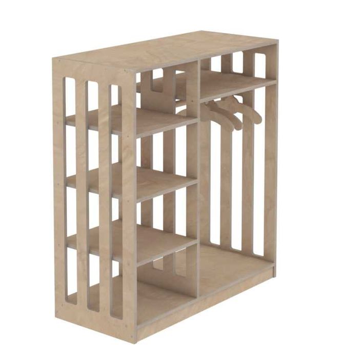 Закачалка, HM18226.03, Натурален, Дърво, 90х40х100см.