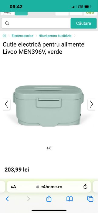 Cutie electrica pentru alimente