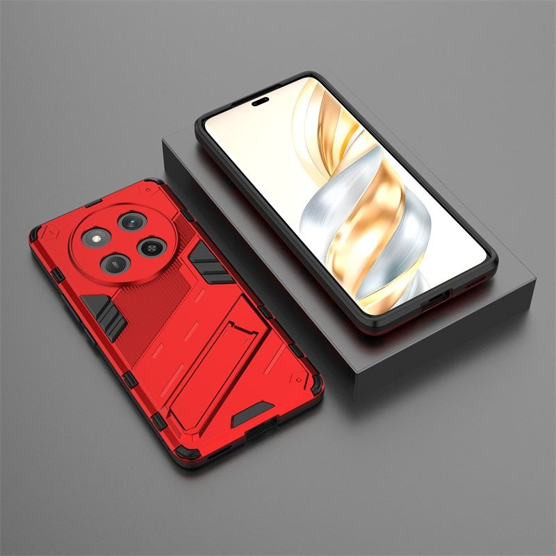 Honor Magic 7 Lite / Punk Armor Удароустойчив кейс гръб със стойка