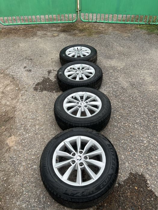 Продам диски с резиной skoda, volkswagen, audi