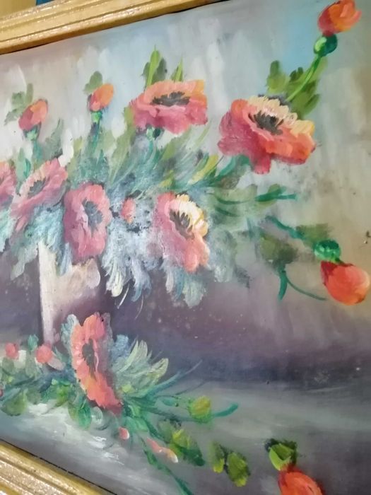 Tablou vechi pictura  Maci