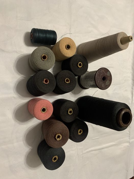 Швейные нитки шелковые, люрексовые, х/б