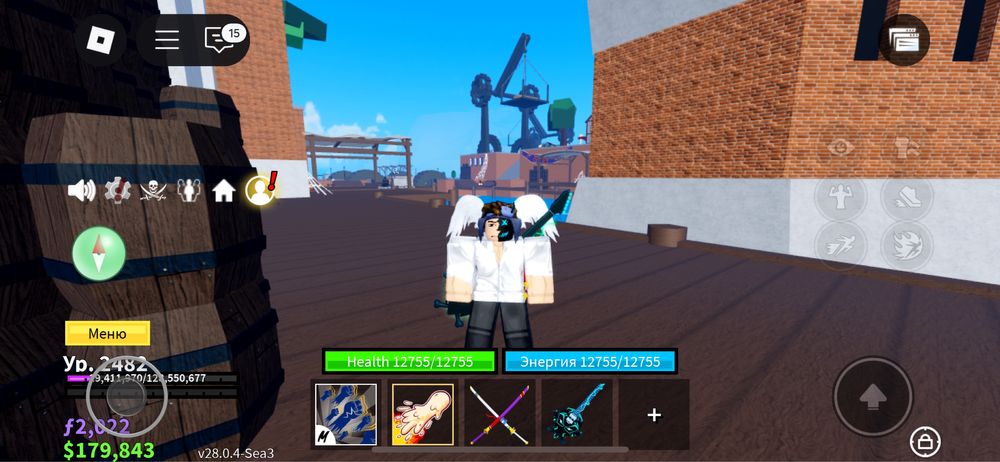 Blox fruit аккаунт