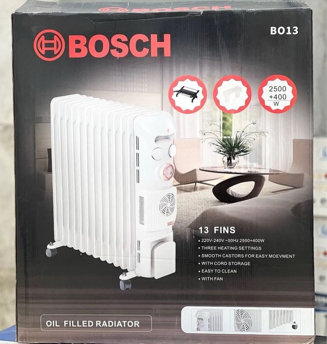Маслыный обогреватель, Масляный радиатор BOSCH 13