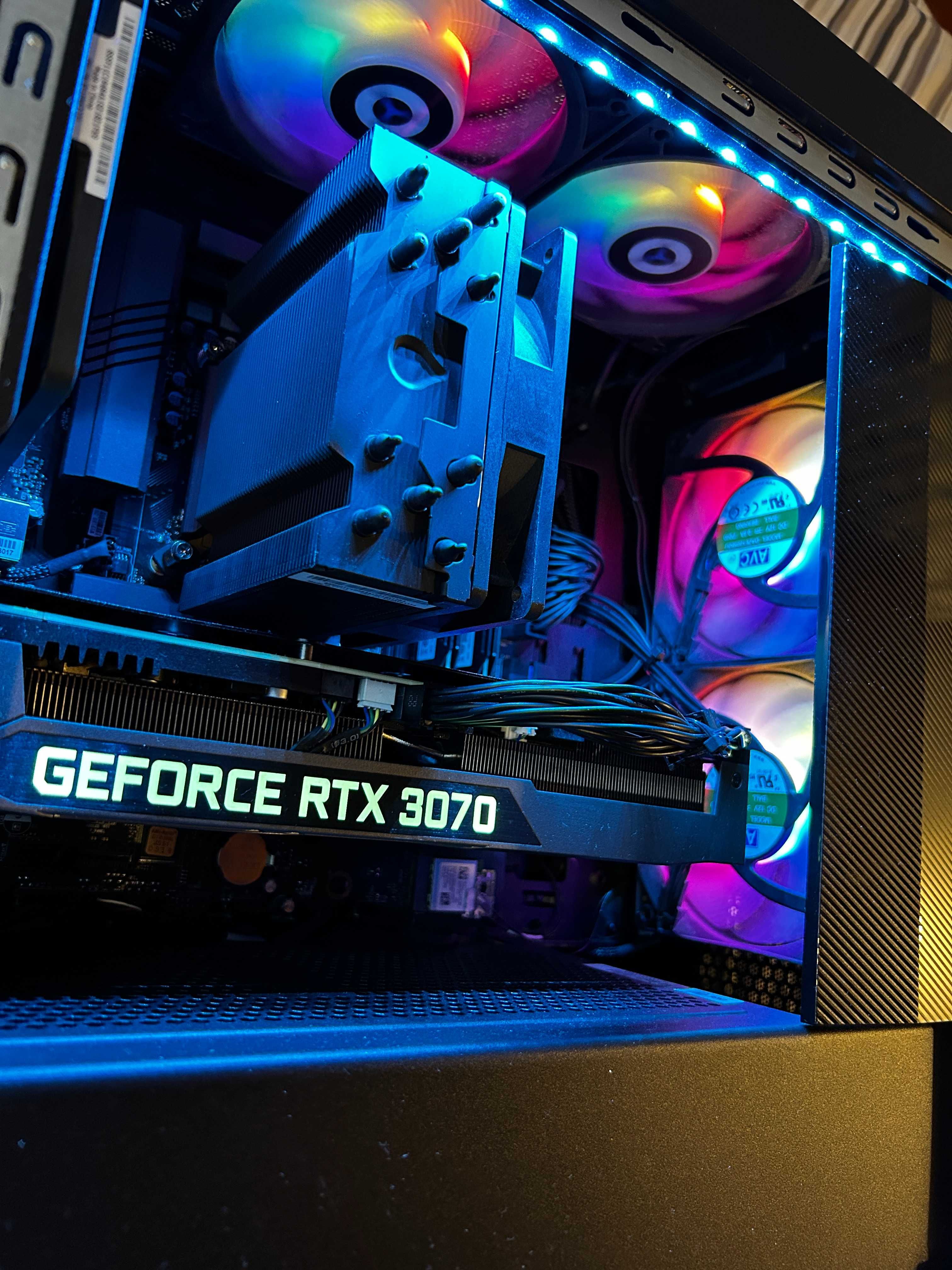 Геймърски Ryzen7 5800/RТX 3070/32gb рам/Nvme 1tb/LENOVO Legion/RGB Top