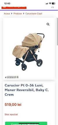 Carucior ca nou 0-36 luni