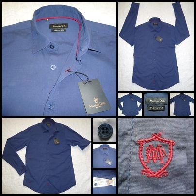 Camasa denim barbati slim fit maneca lunga 4 pense cambrata
