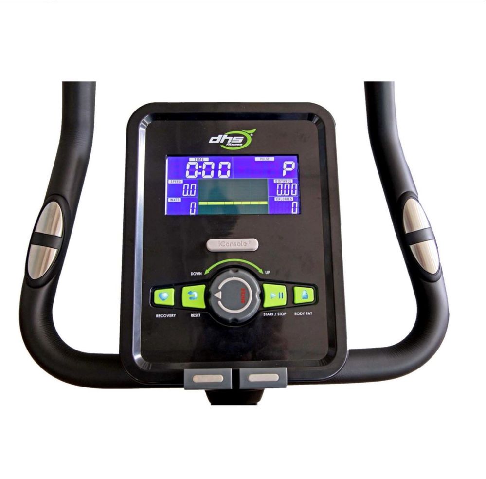 Bicicleta Fitness Eliptica Dhs  - Negru-Verde