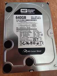 HDD WD Caviar Black 640Gb 32Mb cache WD6401AALS hard disk Western