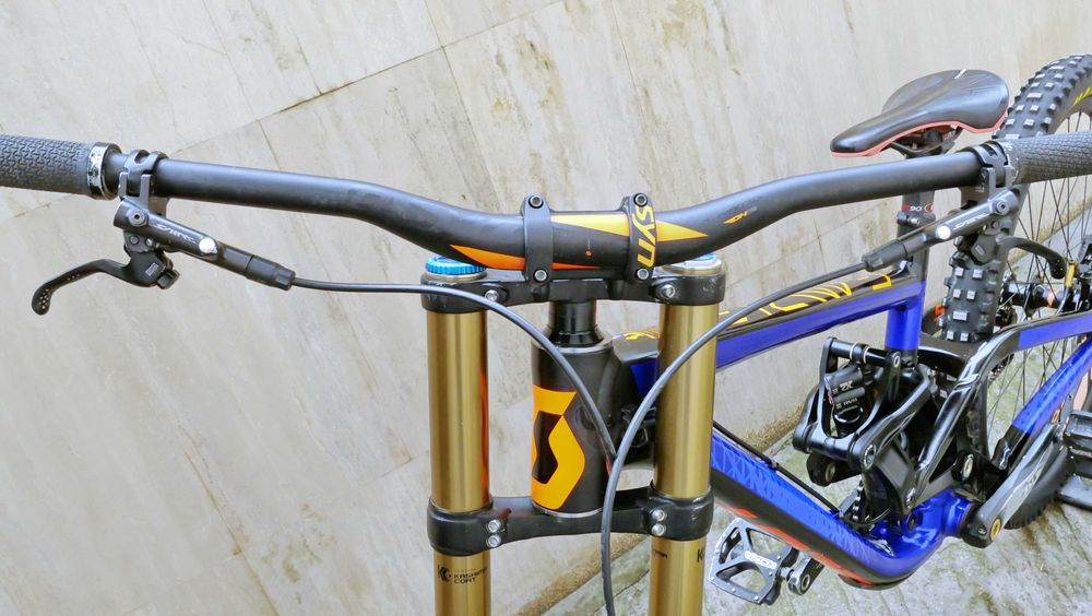 Scott Gambler 710 DH, 27.5, FOX 40 Kashima, 210 ход, 1х, Shimano Zee