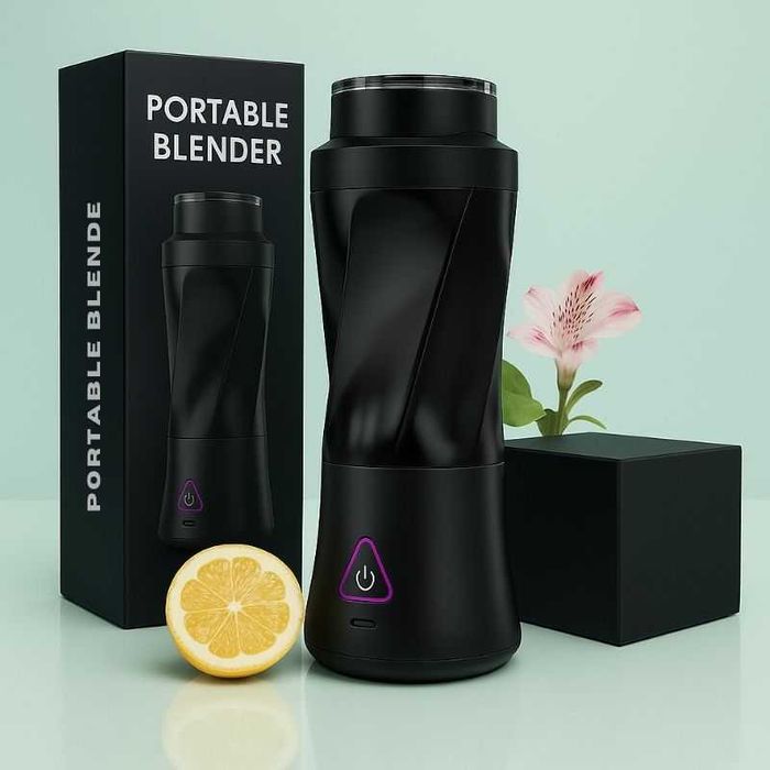 Blender Portabil USB – 700 ml, Baterie 6 000 mAh, Garanție 2 Ani
