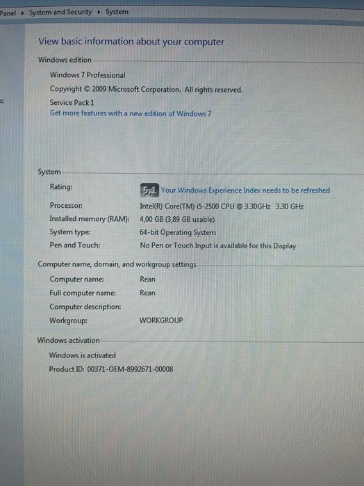 HP Compaq 8200 Elite Small Form Factor PC