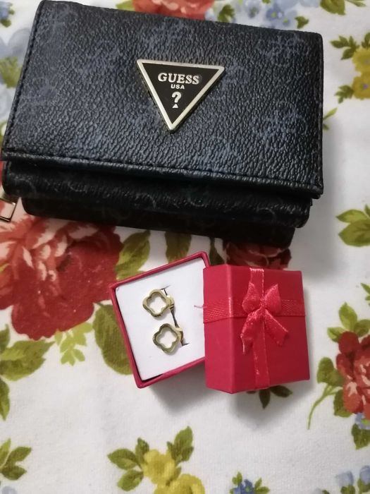 Set portofel damă și cercei