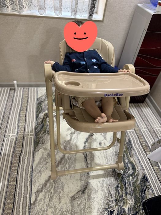 Стульчик для кормления и качели 2 в 1, б/у