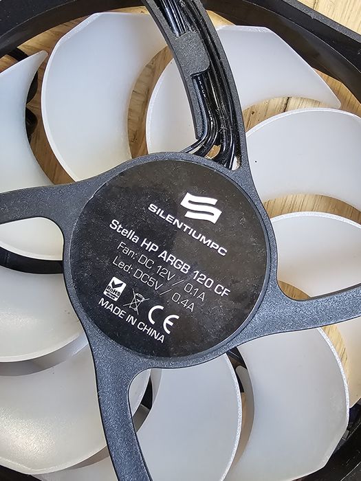 Ventilaroare SilentiumPC Stella HP ARGB PWM, 120mm Kit