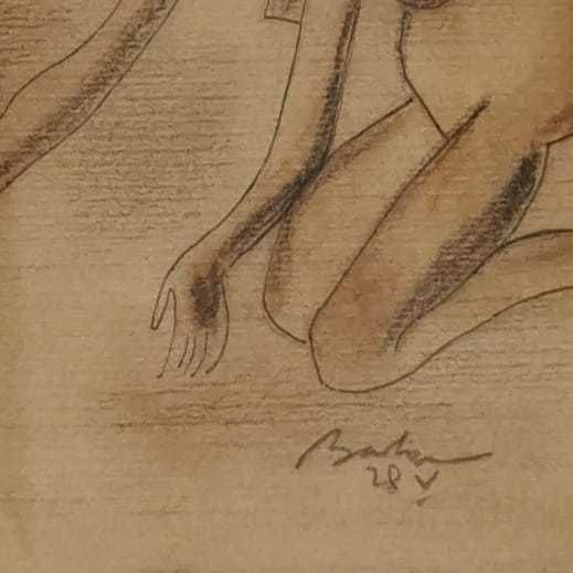 Tablou Pictura Corneliu Baba _ Schite de nud