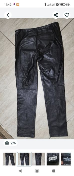 vând pantaloni piele naturala foarte moi și catifelati, NOI
