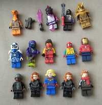 Lego минифигурки Marvel и Ninjago