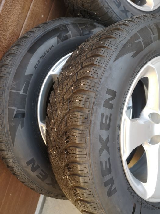 Jante vw tiguan 5x112 R16, cauciucuri 215 65 R16