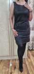 Rochie din piele naturala
