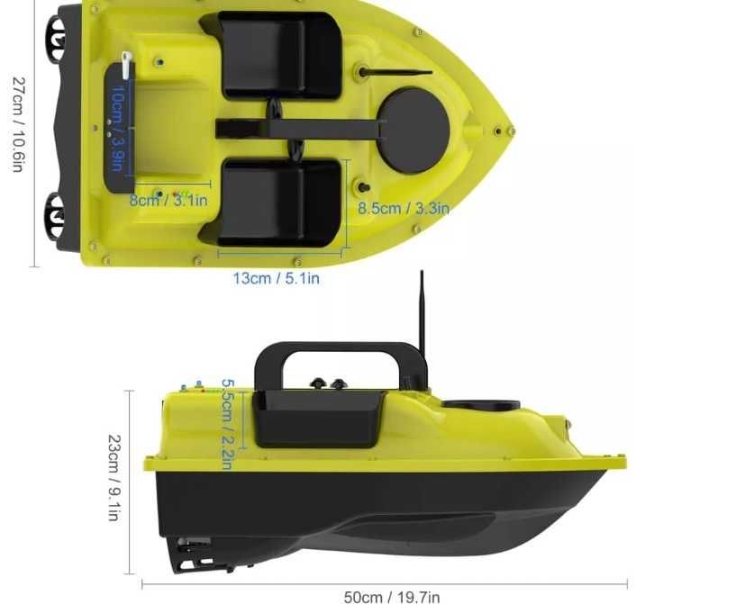 Navomodel,barca de nadit,3 cuve,cu GPS