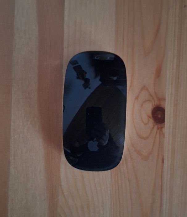 Mouse Apple Magic negru + tastatură Satechi