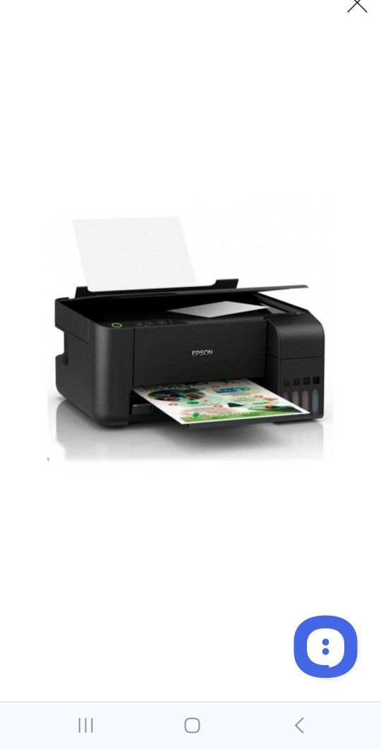 Принтер Epson L3100 (МФУ 3 в 1) (А4) (Струйный)