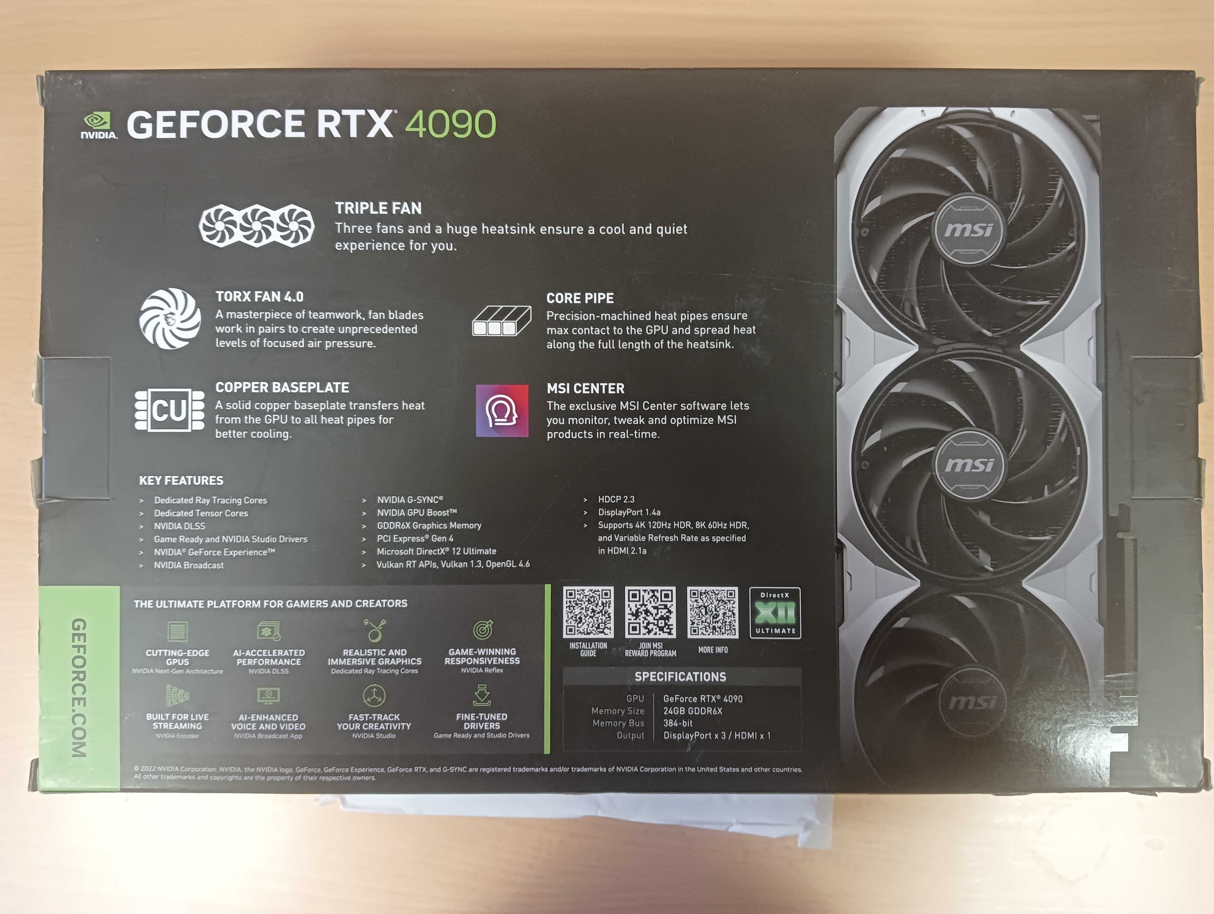 GEFORCE RTX 4090 Видео карта/Графична карта