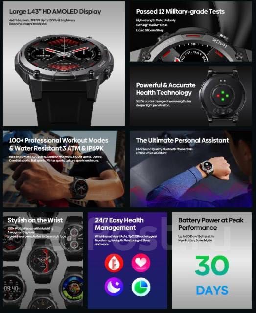 Zeblaze Vibe 7 pro black
