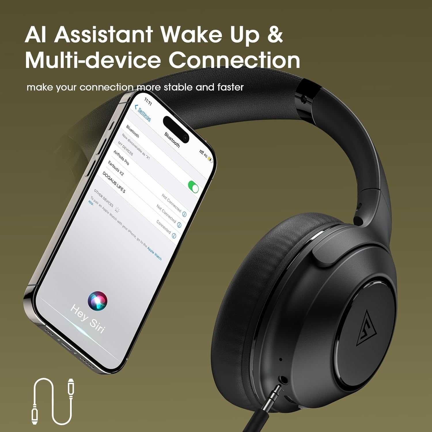 DOQAUS Life 5 Bluetooth слушалки