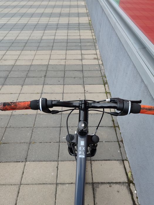 Bicicleta Rockrider MTB cu suspensie fata