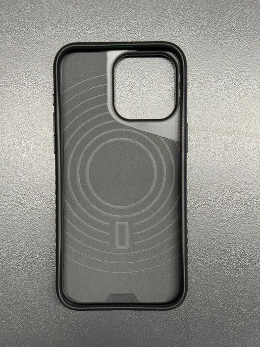 Калъф Mous Limitless 5.0 Black Leather MagSafe за iPhoneз 15 Pro Max