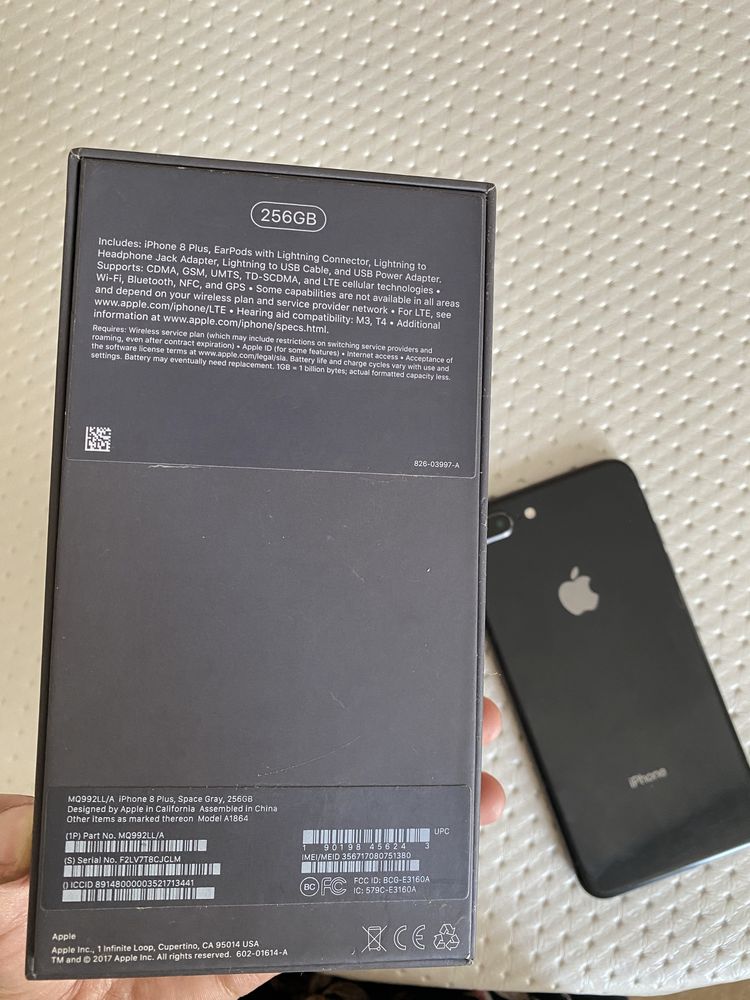 iphone 8 plus 256 gb оригинал из США