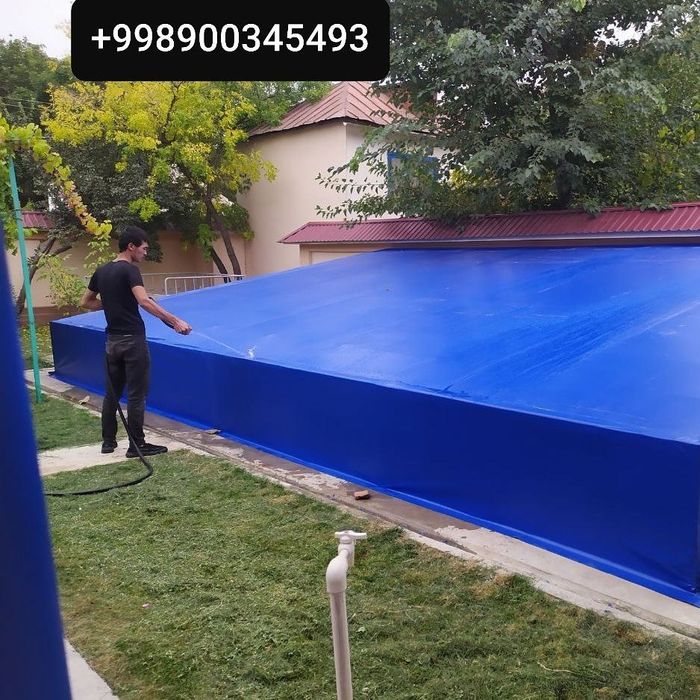 Банер тент бассен  метал канструкся баннер установка