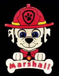 Нощна лампа за деца - Marshall/Маршал от Пес Патрул (PAW Patrol)