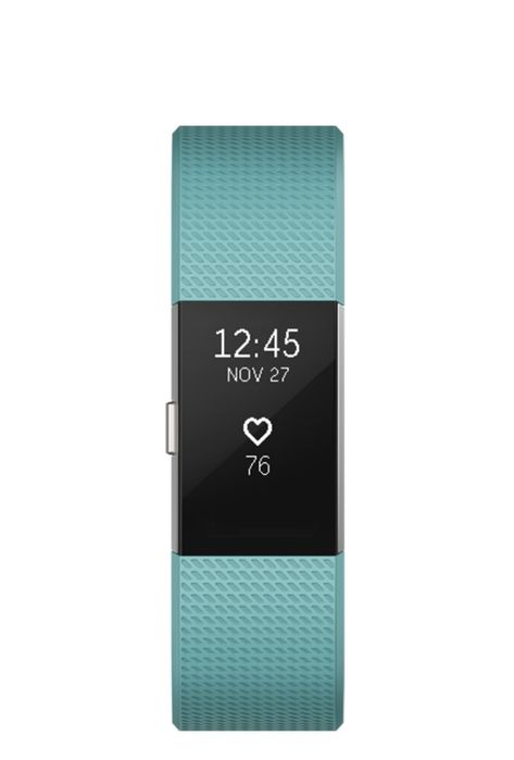 Fitbit Charge 2, Green /Silver, Sigilat