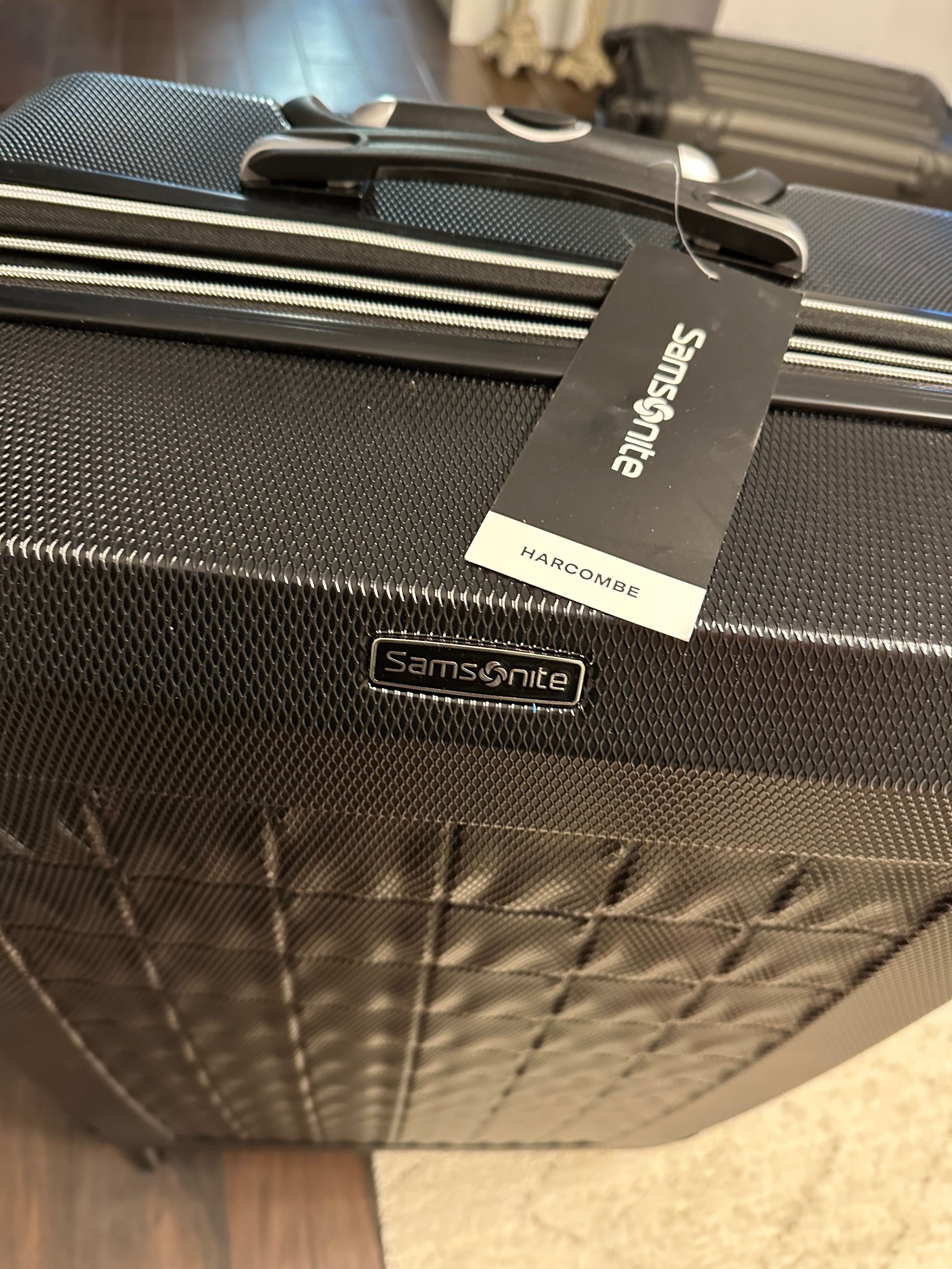 куфар samsonite черен нов