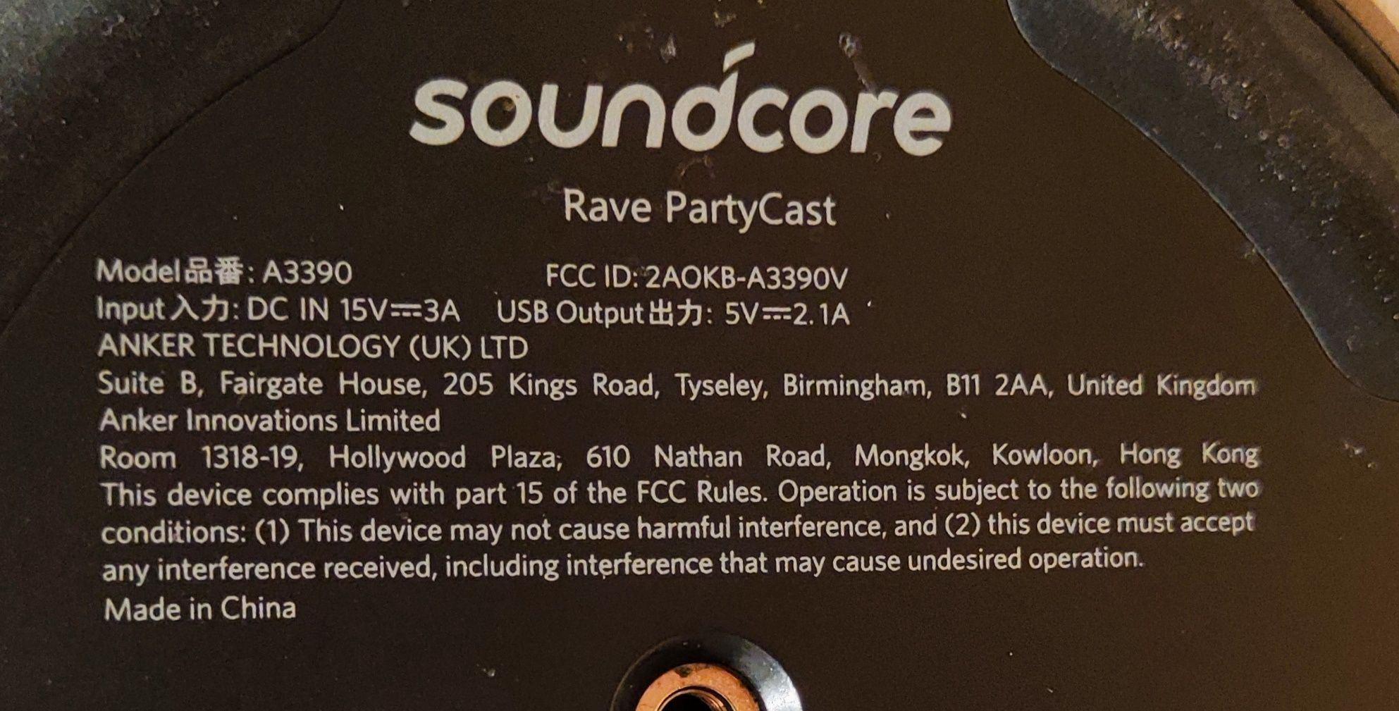 Boxa portabila Anker SoundCore Rave PartyCast - 80W, autonomie 18H