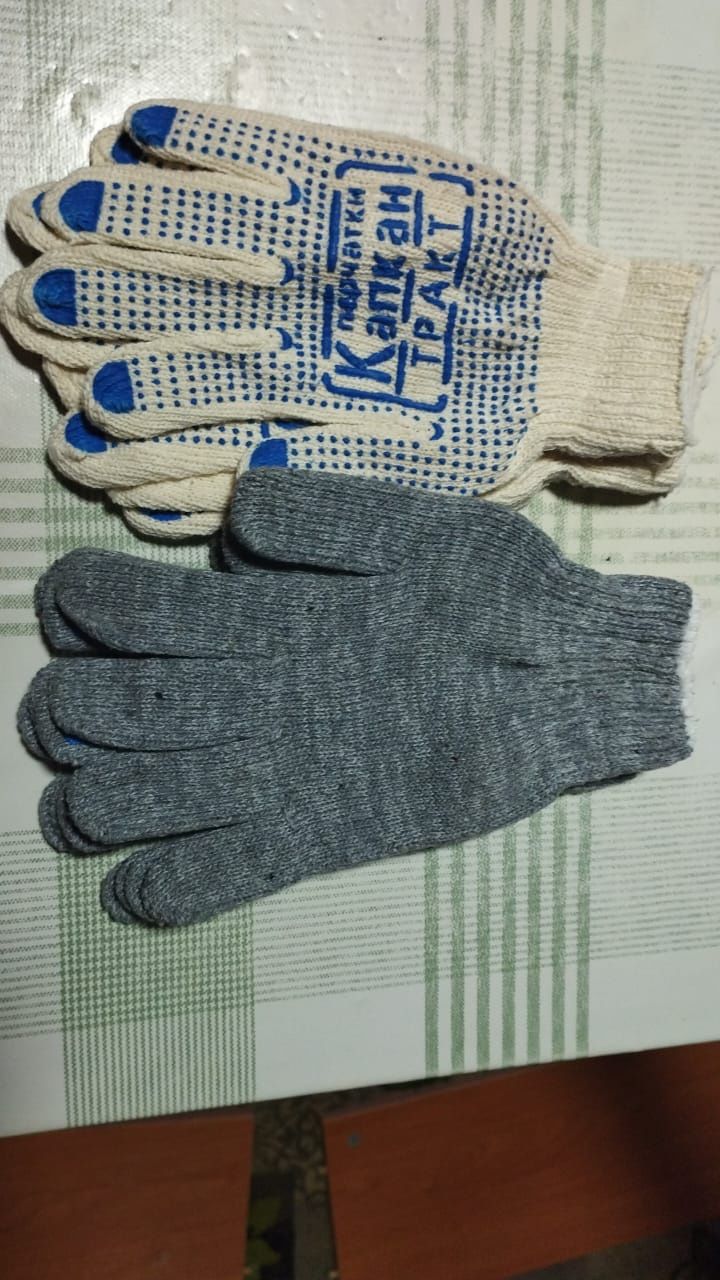 Простые рабочие перчатки